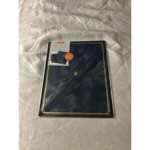 Gartner Studios Certificate 6 8.5 X 11 Blue with Gold Detail Certificate Holders